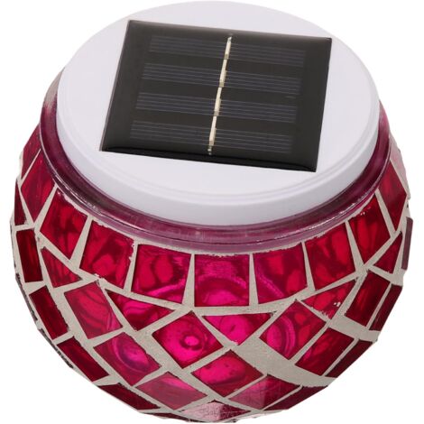 Lampe Solaire Extérieure Verre Globe Lumineux Décoratif Pour Jardin Et