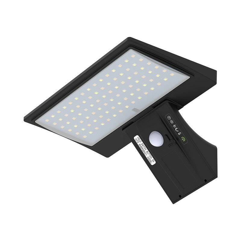 Lampe Solaire Extérieure, 90 led Lampe Solaire Extérieure avec Détecteur de Mouvement, 4 Modes Lampe Solaire Extérieure de Sécurité Étanche, 3