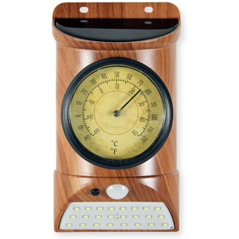 Lampe solaire FISHTEC Weather Wood