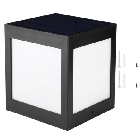 Lampe solaire IP65 étanche pour éclairage extérieur, lampe de clôture et paysage