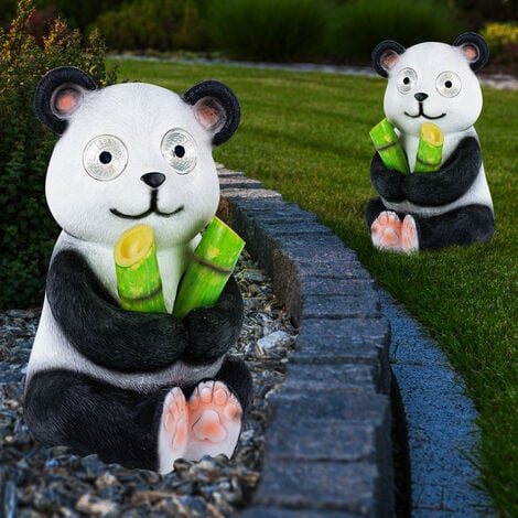 XZZXZZ Statue De Panda Animal De Jardin, Figurine De Panda en Résine  Mignonne Décoration Ornements De Jardin en Plein Air pour Cadeau De  Décoration De Pelouse D'étang De Jardin De Patio,D 