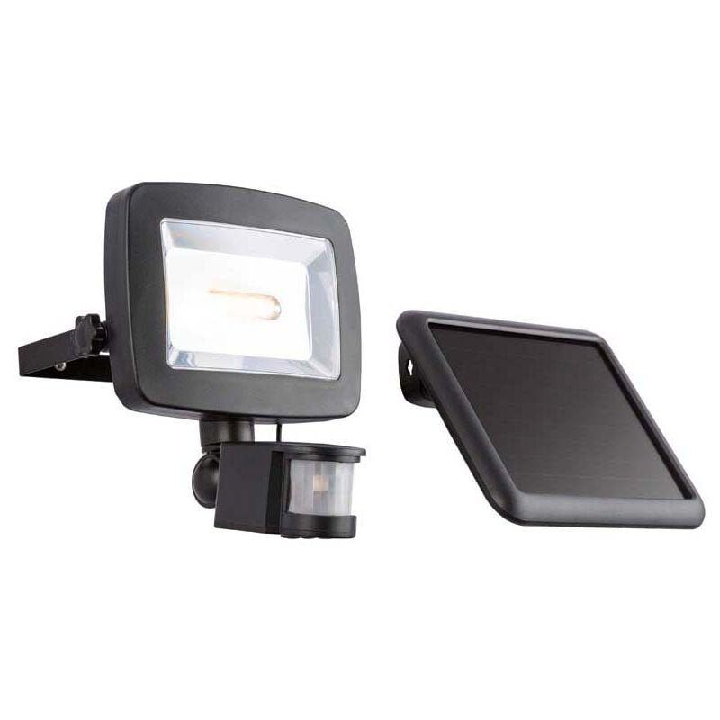 Lampe d'extérieur solaire led noir éclairage IP44 allée de terrasse de jardin