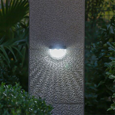 Lampe solaire LED extérieure pour cour, applique murale, décoration paysagère (b)--