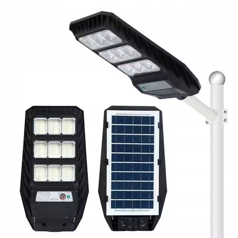 LAMPE SOLAIRE LED PUISSANTE VOGLER 800W avec capteur de mouvement RADAR et capteur crépusculaire