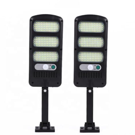 Lampe solaire - MTEVOTX - Applique murale étanche - 213 LED - Détecteur de mouvement - 2 PCS