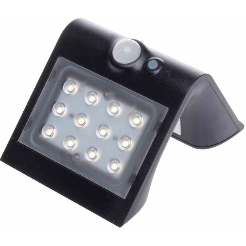 Lampe solaire papillon noire 1,5 W