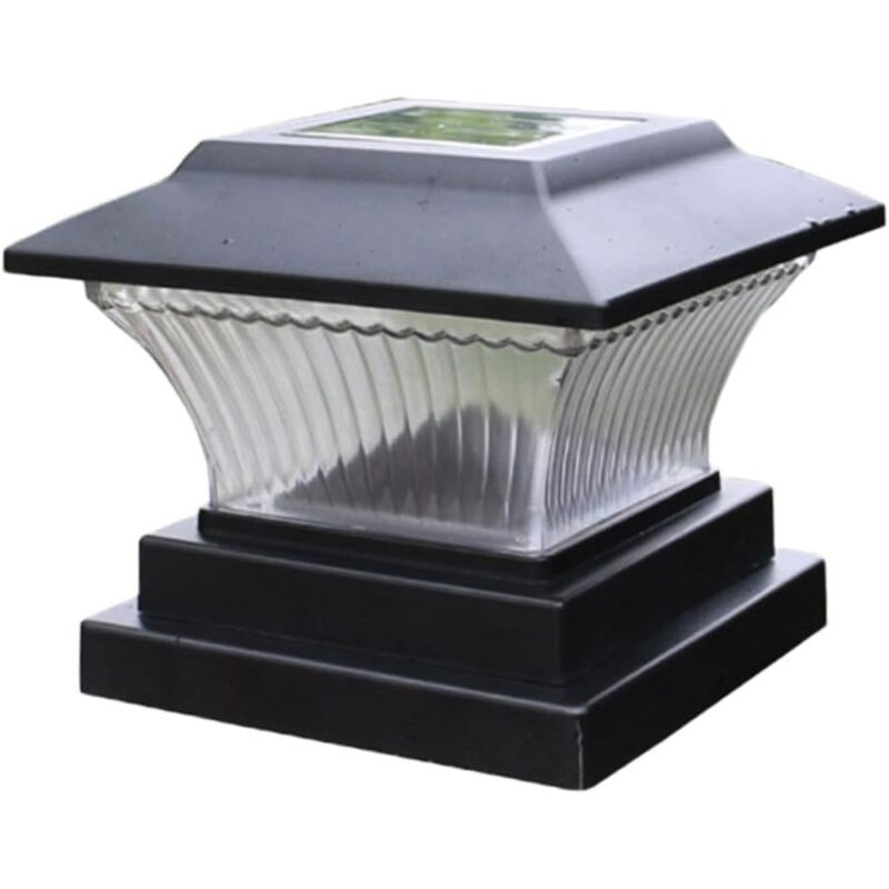 Lampe solaire pilier, lampadaire solaire, éclairage de jardin à LED, décoration extérieure, couleur, installation facile
