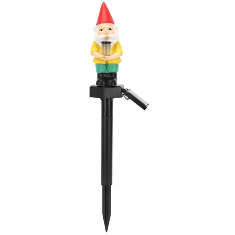 Lampe solaire pour jardin Lampe décorative pour pelouse et cour extérieure avec décor du Père Noël