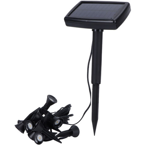 Lampe solaire souterraine 2 W, lampe d'extérieur, éclairage blanc chaud pour allée de jardin