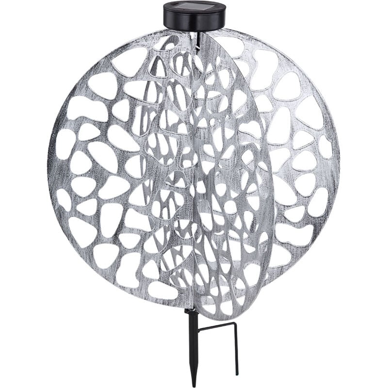 Globo Lighting - Lampe solaire sur piquet, lampe décorative orientale, lampe de jardin, lampe solaire en métal pour l'extérieur, métal, 1x led blanc