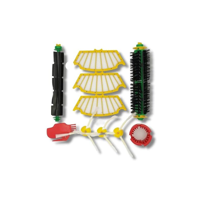 Mowze - Compatibles avec pour iRobot Roomba 500 brosses + filtres hepa Kit 13 accessoires