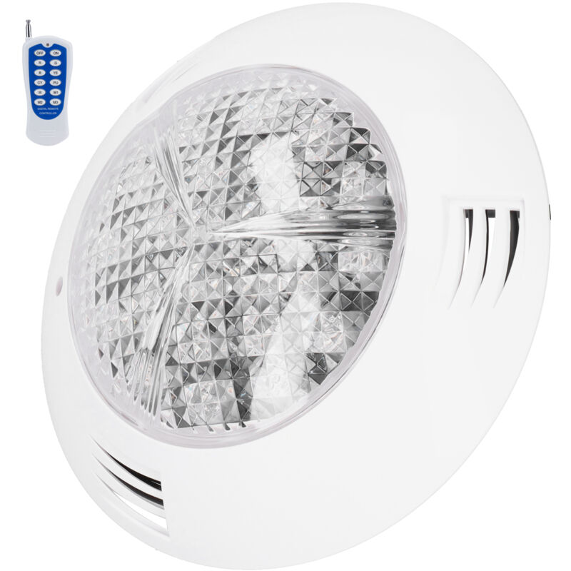 Lampe sous-marine RGB 24LED avec télécommande à 12 touches, étanche IP68, 24W AC12V
