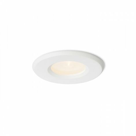 Lampe spot APRIORI verre blanc satiné 230V GU10 35W IP54