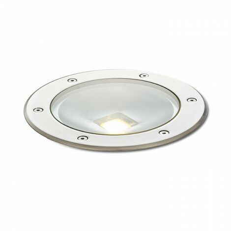 Lampe spot encastrable en acier inoxydable 230V LED 20W 120° IP65 – Luminaire extérieur avec câble 1m – Couleur de lumière 3000K – Rendl Light