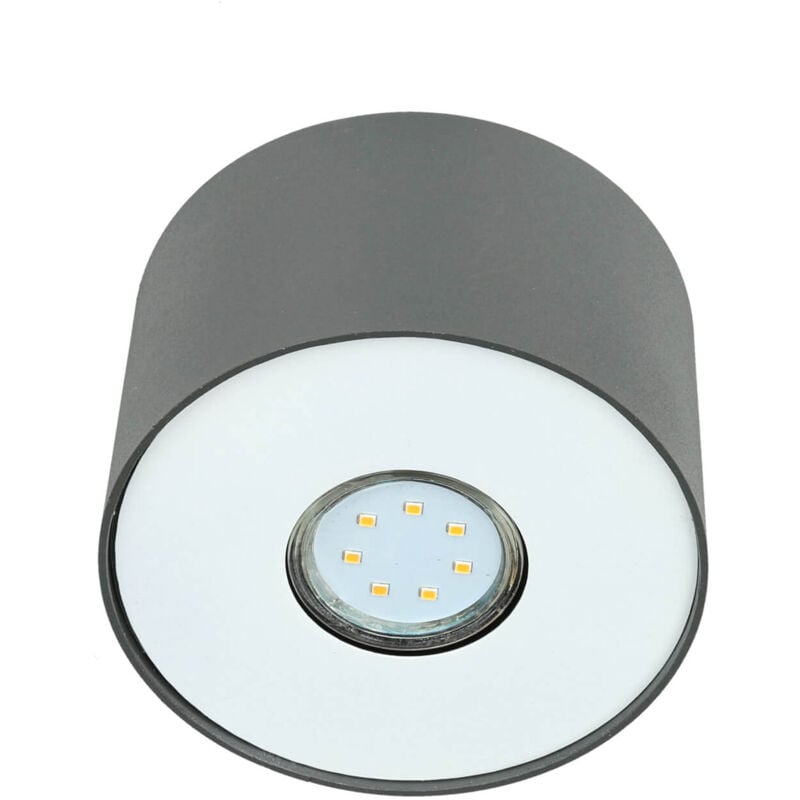 Decken Spot Strahler point Ø13cm Anthrazit rund