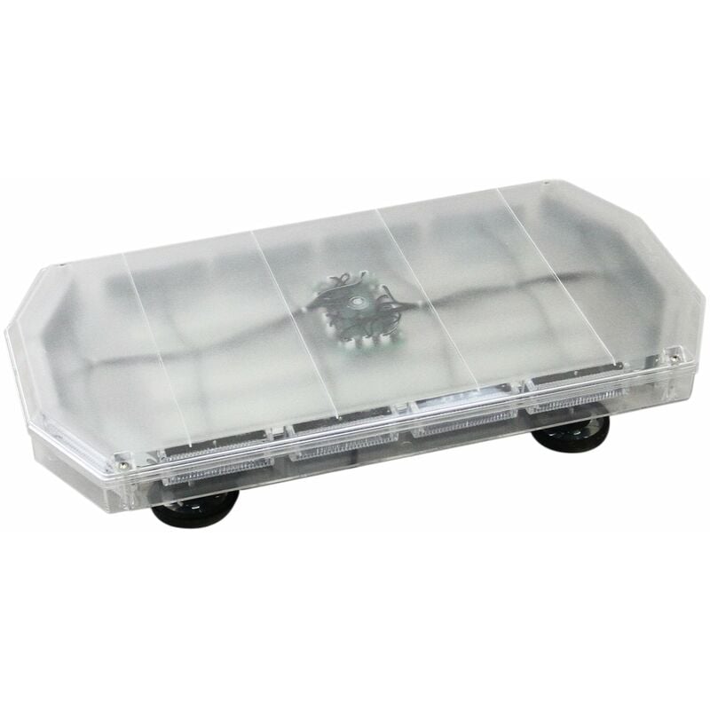 Lampe Stroboscope Flash LED Ambre 600mm Secours Gyrophare Véhicule Imperméable Magnétique Voiture Barre Lumineuse 12-30V