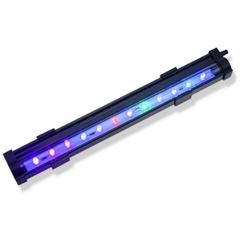 Lampe submersible pour aquarium, couvercle en résine souple transparente, basse consommation 12 V CC, LED à spectre complet, ventouses amovibles pour eau douce