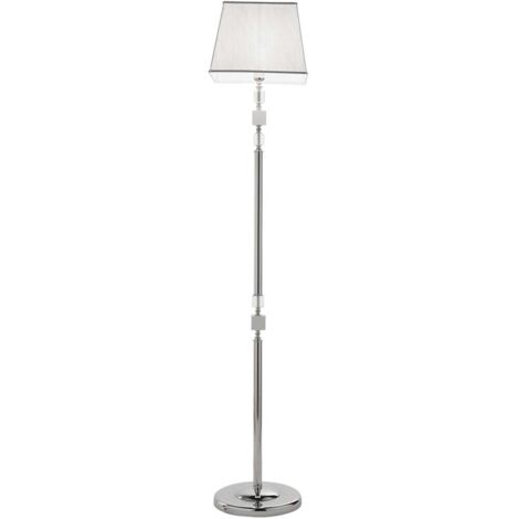 Lampe sur pied classique en verre et cristal pour salon Livia