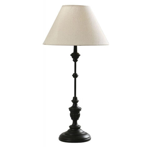 Lampe sur pied culot e27 - Résine - Noir - Interior's