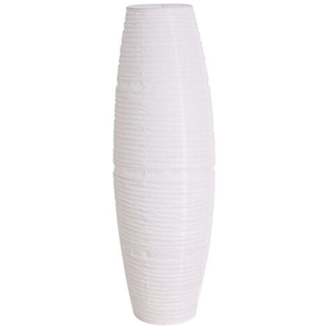 Lampe Sur Pied En Papier de Riz Élégante Luminaire Salon Moderne Support Latéral Abat Jour Unique