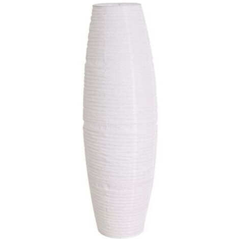 Lampe Sur Pied En Papier de Riz Élégante Luminaire Salon Moderne Support Latéral Abat Jour Unique