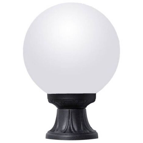 Lampe sur pied globe MIKROLOT G250 – Alimentation E27 – Diffuseur PMMA résistant – Protection Fumatech – Pour jardins et terrasses – Fumagalli