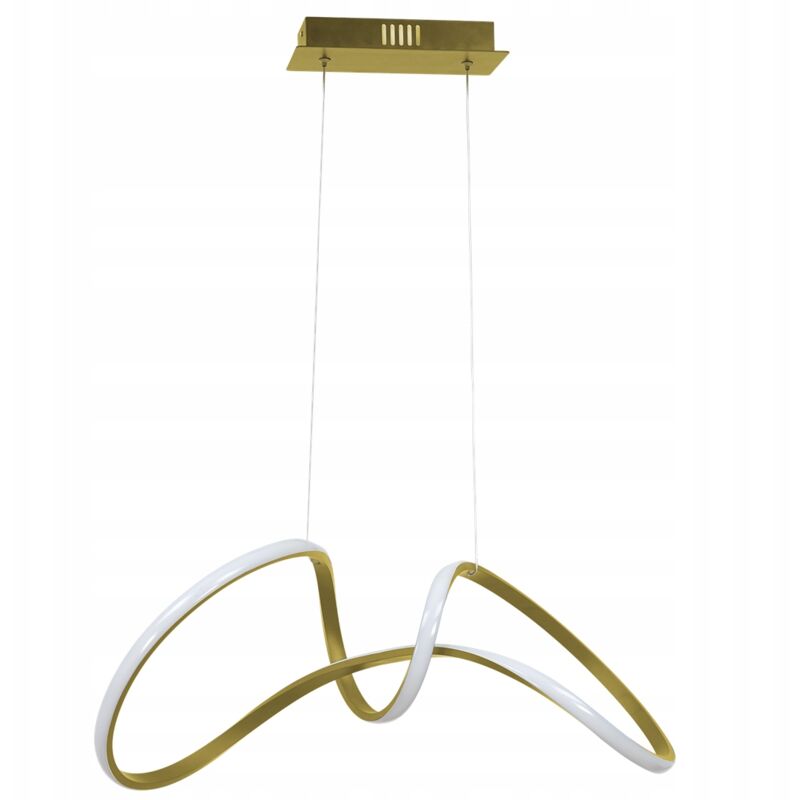 Lampe Suspendu À Led Lustre Pour Cuisine Chambre Doré