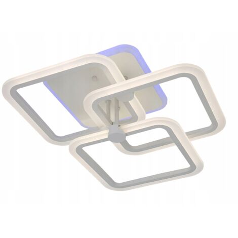 LAMPE SUSPENDU ANNEAU PLAFOND COULEURS RVB LED TÉLÉCOMMANDE