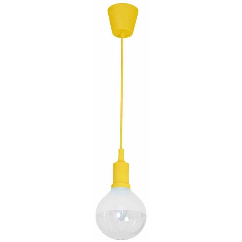 Milagro - lampe suspendu bubble jaune 5W E14 led