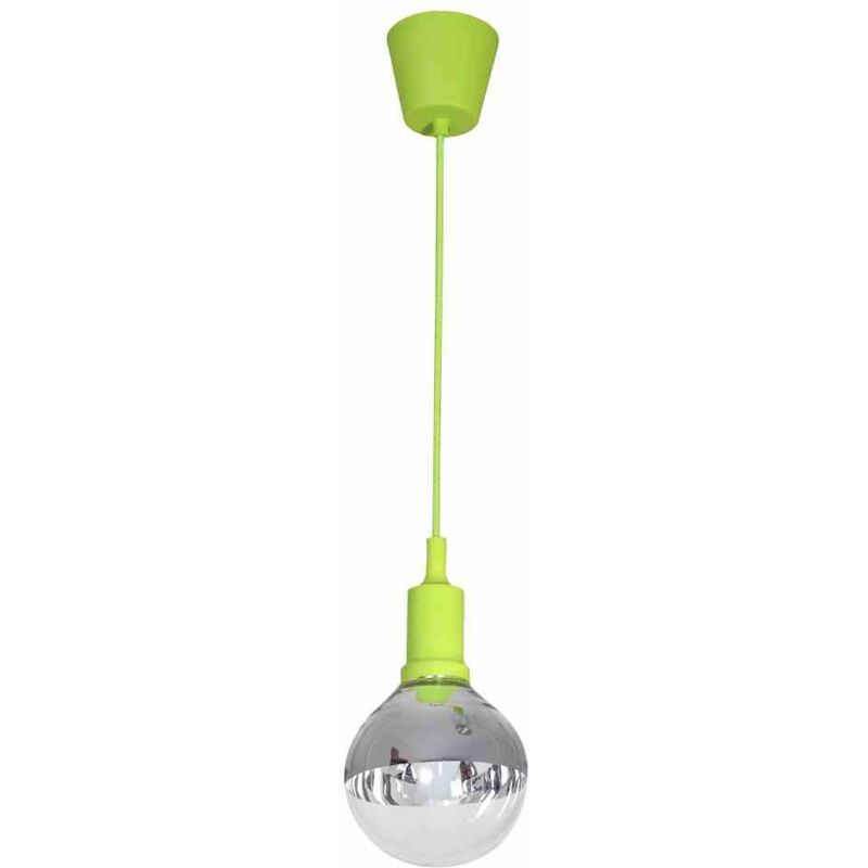 Lampe suspendu bubble lime 5W E14 led