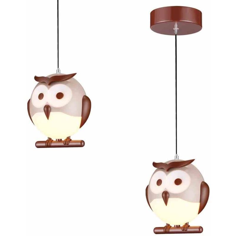 Milagro - lampe suspendu hibou 1XE14 led