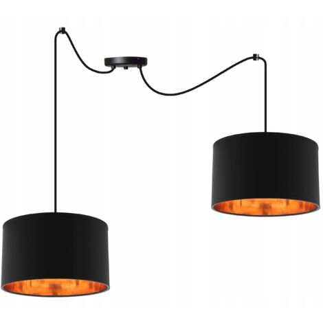LAMPE SUSPENDU LUSTRE ARAIGNÉE CENTRE DORÉ LED