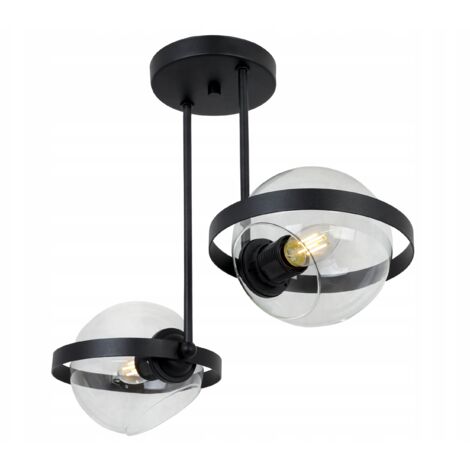 LAMPE SUSPENDU MODERNE ABAT-JOUR EN VERRE ANNEAU