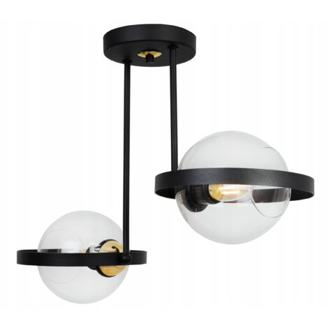 LAMPE SUSPENDU MODERNE ABAT-JOUR EN VERRE ANNEAU