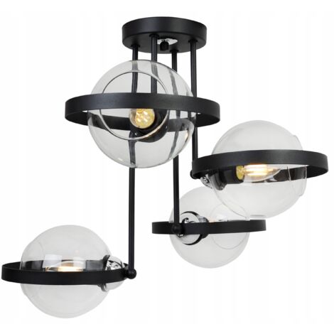 LAMPE SUSPENDU MODERNE ABAT-JOUR EN VERRE ANNEAU
