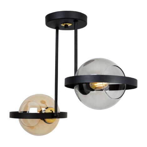LAMPE SUSPENDU MODERNE ANNEAU DE VERRE MIX