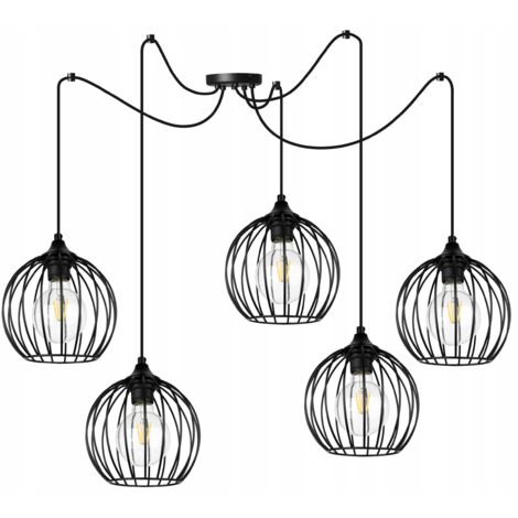 LAMPE SUSPENDU MODERNE ARAIGNÉE PLAFOND FILAIRE