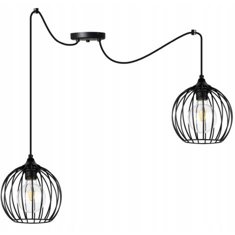 LAMPE SUSPENDU MODERNE ARAIGNÉE PLAFOND FILAIRE