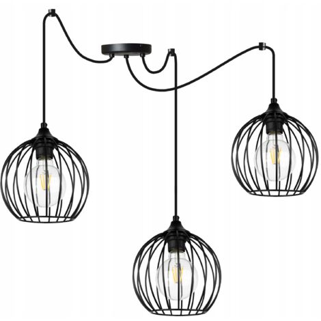 LAMPE SUSPENDU MODERNE ARAIGNÉE PLAFOND FILAIRE