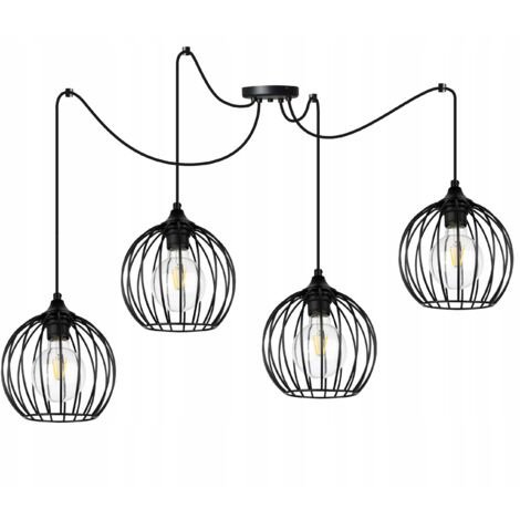 LAMPE SUSPENDU MODERNE ARAIGNÉE PLAFOND FILAIRE