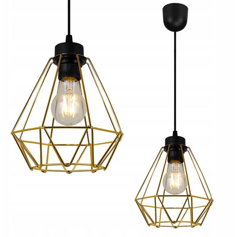 Lampe Suspendu Moderne Élégant Abat-Jour En Métal