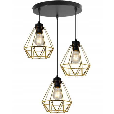 LAMPE SUSPENDU MODERNE ÉLÉGANT ABAT-JOUR EN MÉTAL