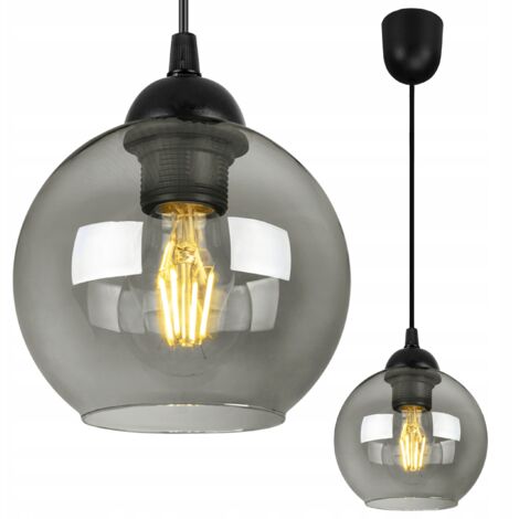 LAMPE SUSPENDU MODERNE ÉLÉGANTE BOULE DE VERRE