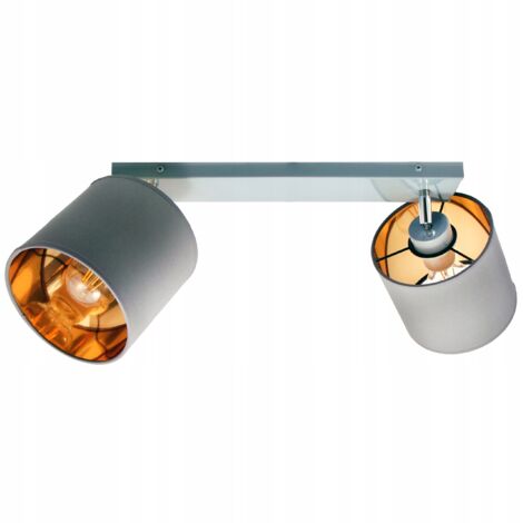 LAMPE SUSPENDU PLAFOND LUSTRE DORÉ LED PLAFON