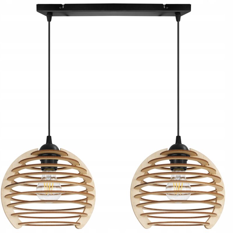 Lampe Suspendu Plafond Lustre Lampe En Bois ...