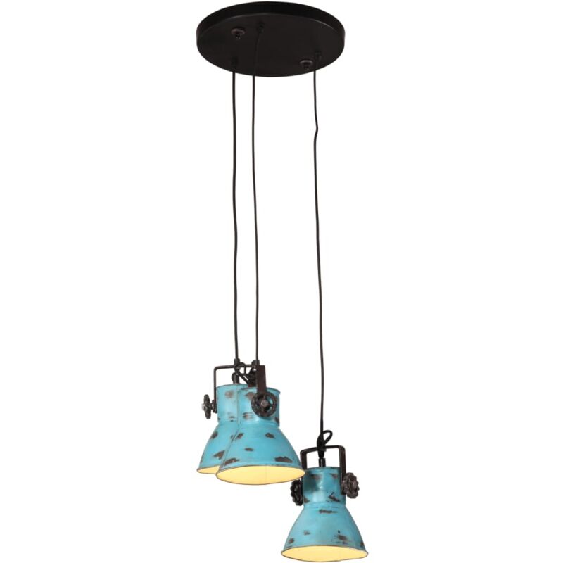 Vidaxl - Lampe suspendue 25 w bleu délavé 30x30x100 cm E27