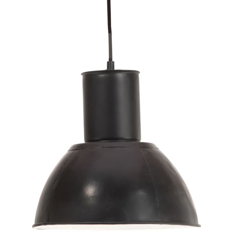 Vidaxl - Lampe suspendue 25 w Noir Rond 28,5 cm E27