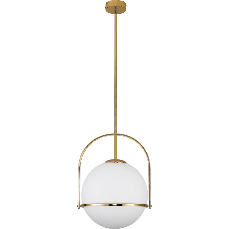 Lampe de plafond à boule en verre - Lampe suspendue dorée - Anette Doré Lampe de plafond à boule en verre - Lampe suspendue dorée - Anette Doré