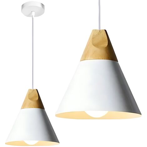 LAMPE SUSPENDUE APP055-1CP SCANDI A UNIQUE BLANCHE/ 25X26 CM E27