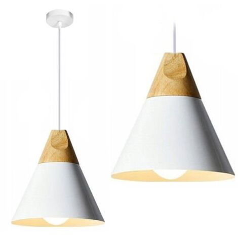 LAMPE SUSPENDUE APP061-1CP SCANDI C BLANCHE / 25X26 CM E27